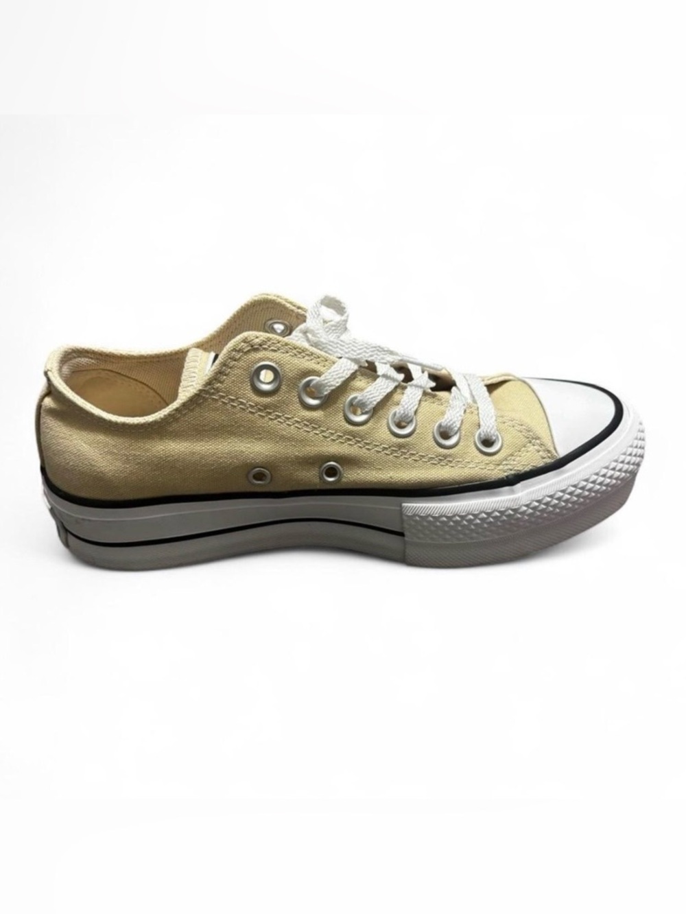 Classic Low-Top Canvas Sneakers in beige/tan - Women's
